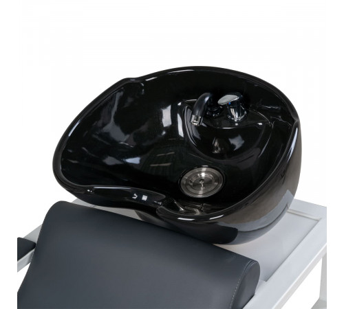 Парикмахерская мойка Дуглас на белом каркасе