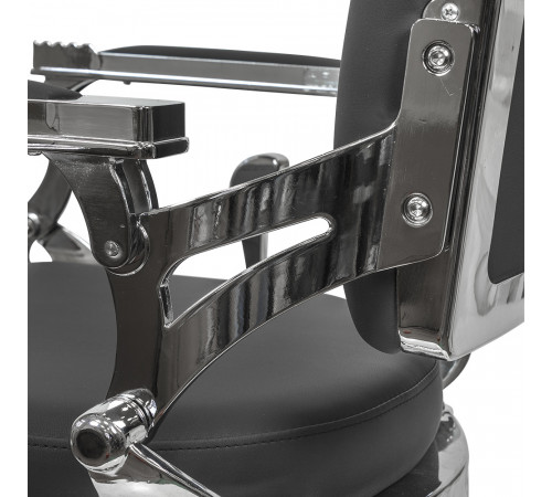 Кресло мужское барбер Стэнфорд черный матовый