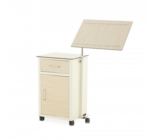 Тумба прикроватная с поворотной столешницей из HPL пластика ПТ-001