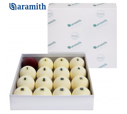 Шары Aramith Standard Pyramid Ø68 мм Красный биток