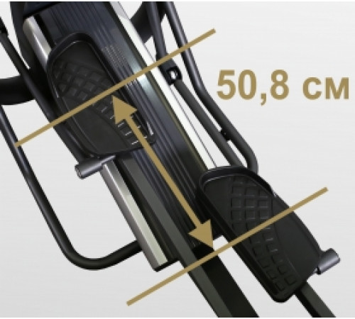 Эллиптический эргометр с автонаклоном коммерческий BRONZE GYM E1000M PRO TFT TURBO