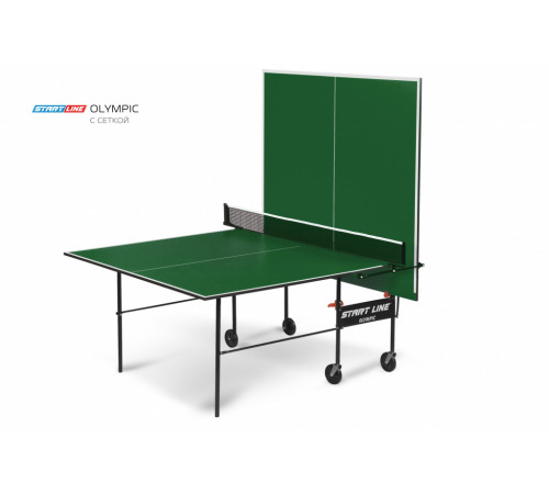 Теннисный стол Olympic green с сеткой 