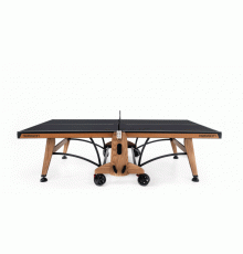 Теннисный стол складной для помещений "RASSON PREMIUM T03 Indoor" (274 х 152,5 х 76 см, натуральный дуб) с сеткой