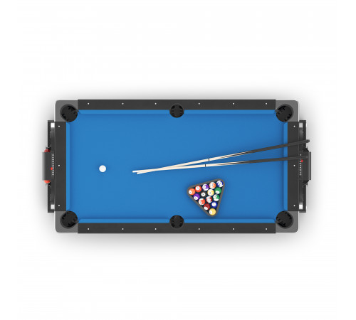 Игровой стол UNIX Line Трансформер 4 в 1 (204х112 cм) Black