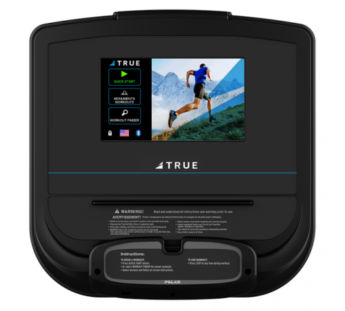 Велотренажер вертикальный TRUE UC400 с консолью Envision 9