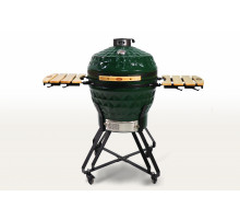 Керамический гриль-барбекю 24 дюйма (зеленый) (61 см)