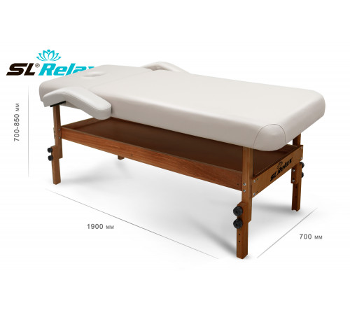 Массажный стол Relax Comfort-М бежевая кожа (№6)