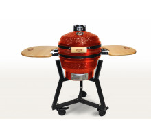 Керамический гриль-барбекю 16 дюймов (красный) (39,8 см)