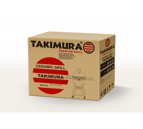 Керамический гриль Takimura 18 дюймов (графит)