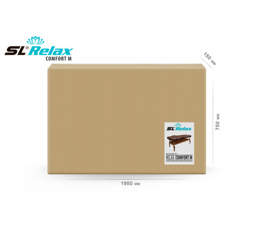 Массажный стол Relax Comfort-М коричневая кожа (№6)